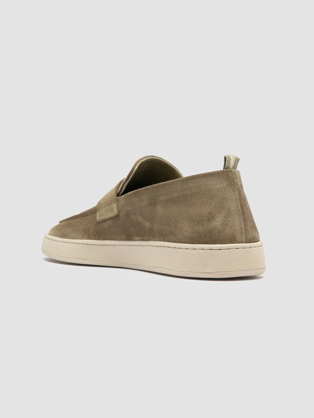 HERBIE 001 - Taupe Suede Penny Loafers