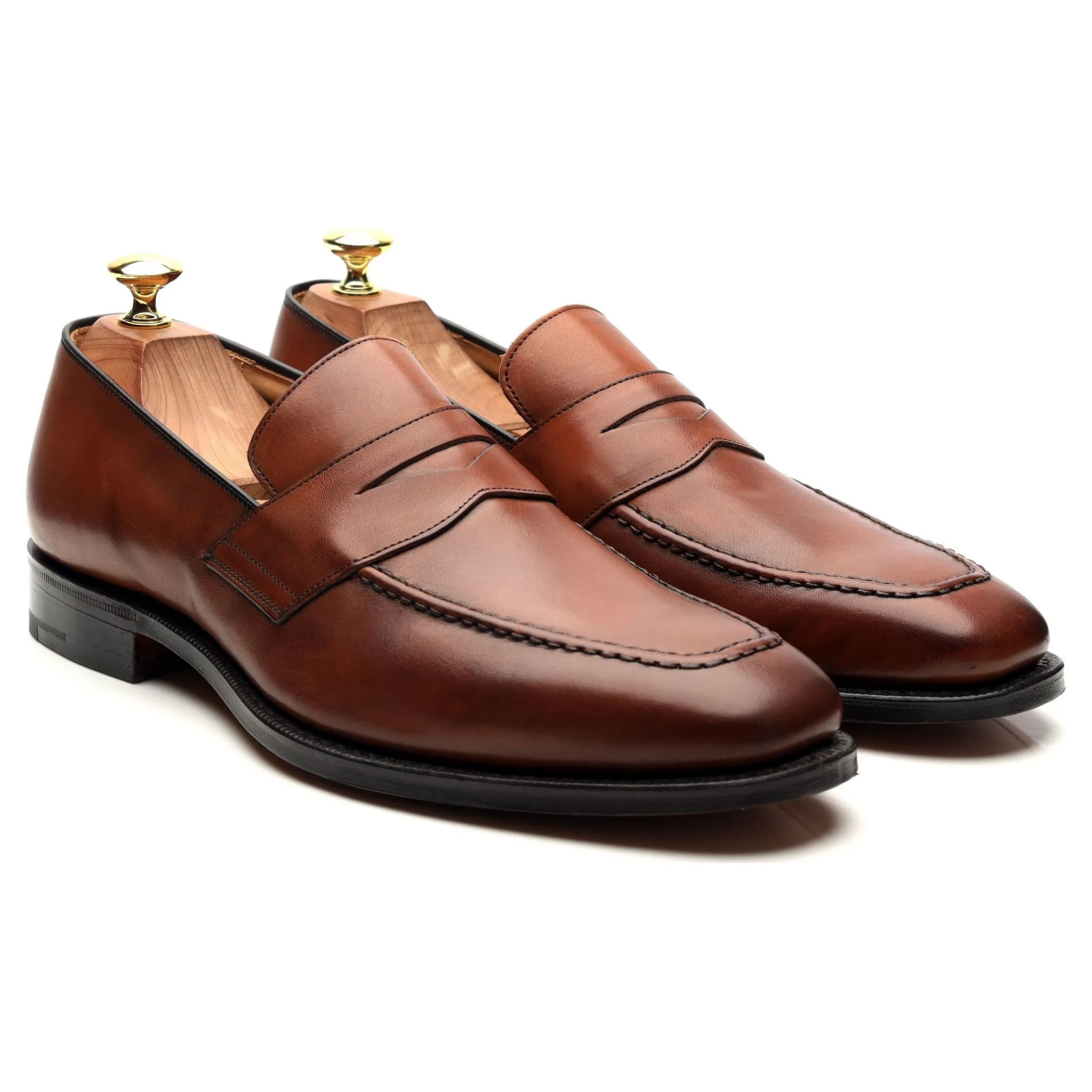 'Hertford' Brown Leather Loafers UK 8 / UK 8.5 / UK 11.5 / UK 12