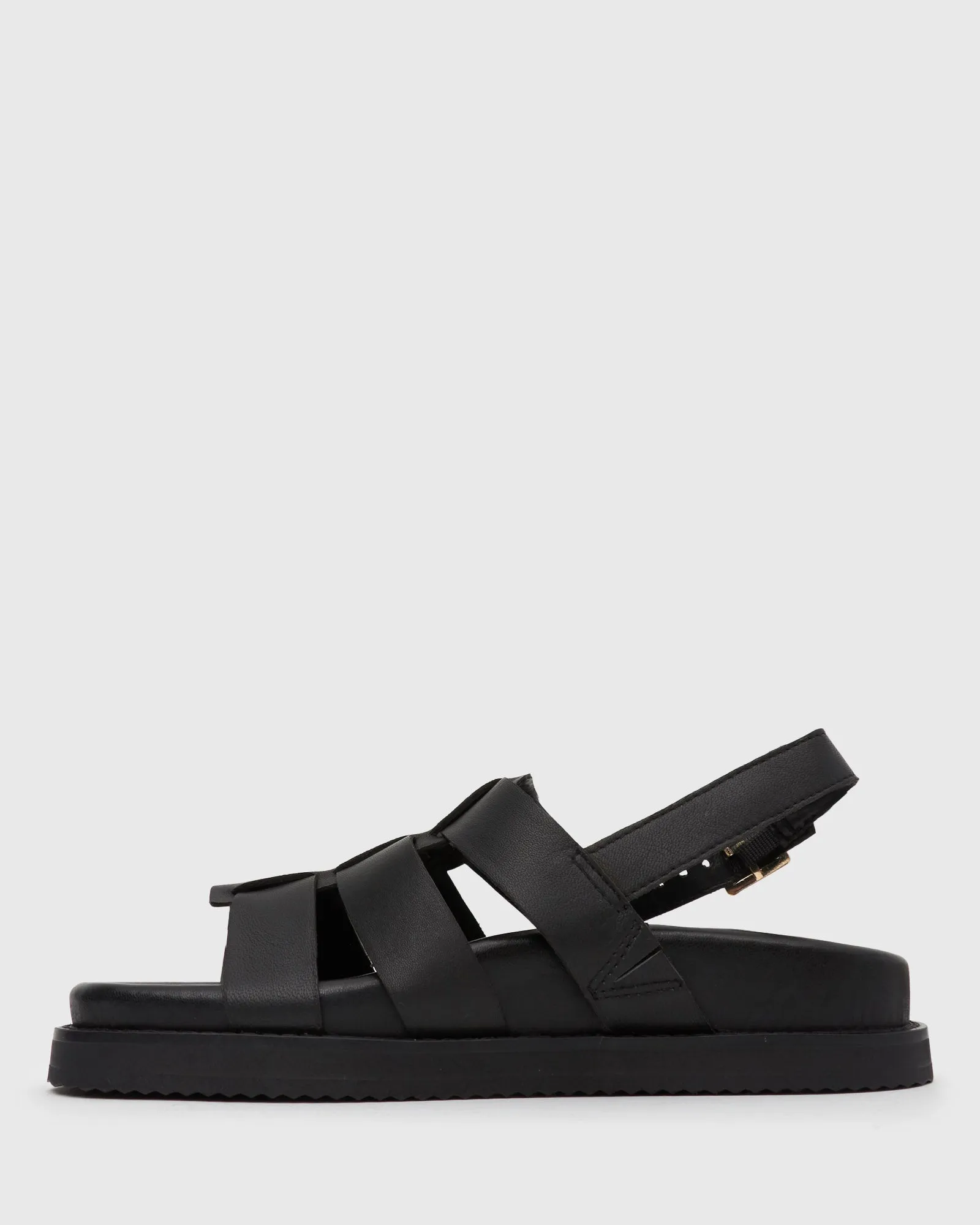 IMOGEN Leather Cage Sandals