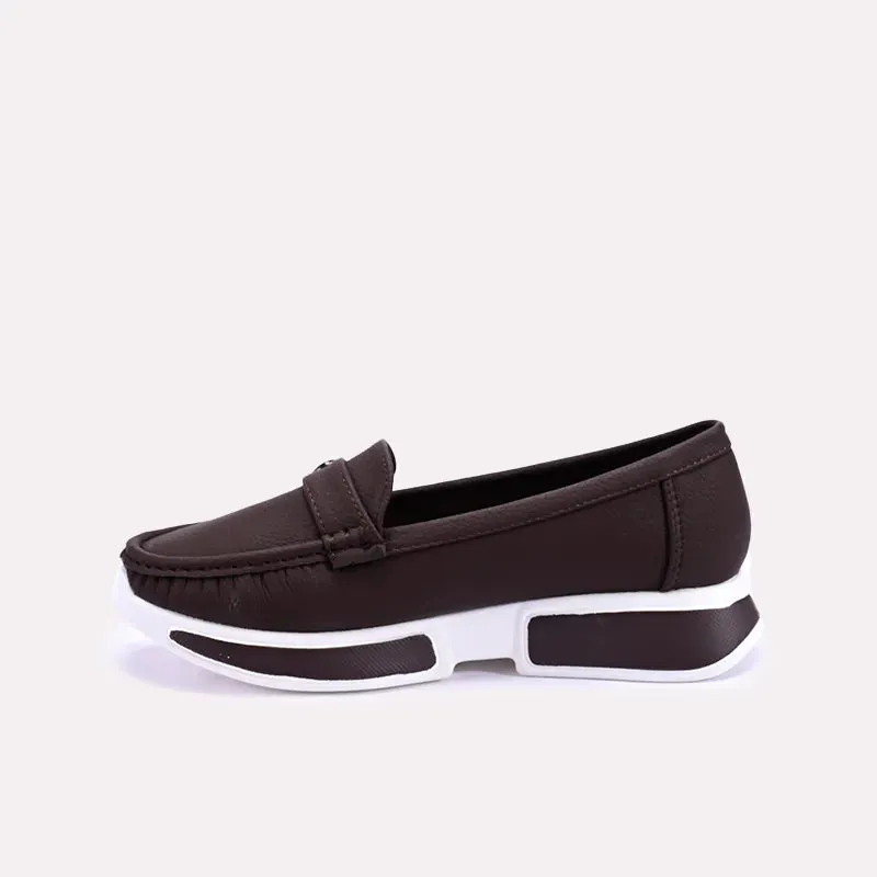 Ivy Brown Casual Loafer Pumps 0431349