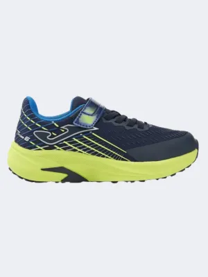 Joma Super Cross 2403 Gs-Boys Running Shoes Navy/Yellow