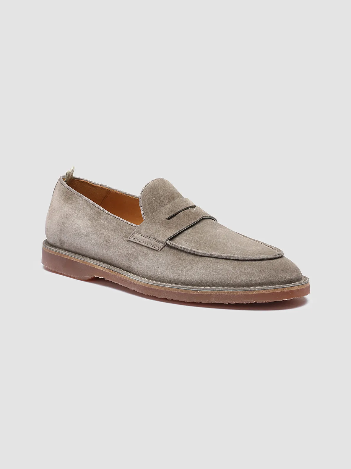 KENT 008 - Taupe Suede Loafers