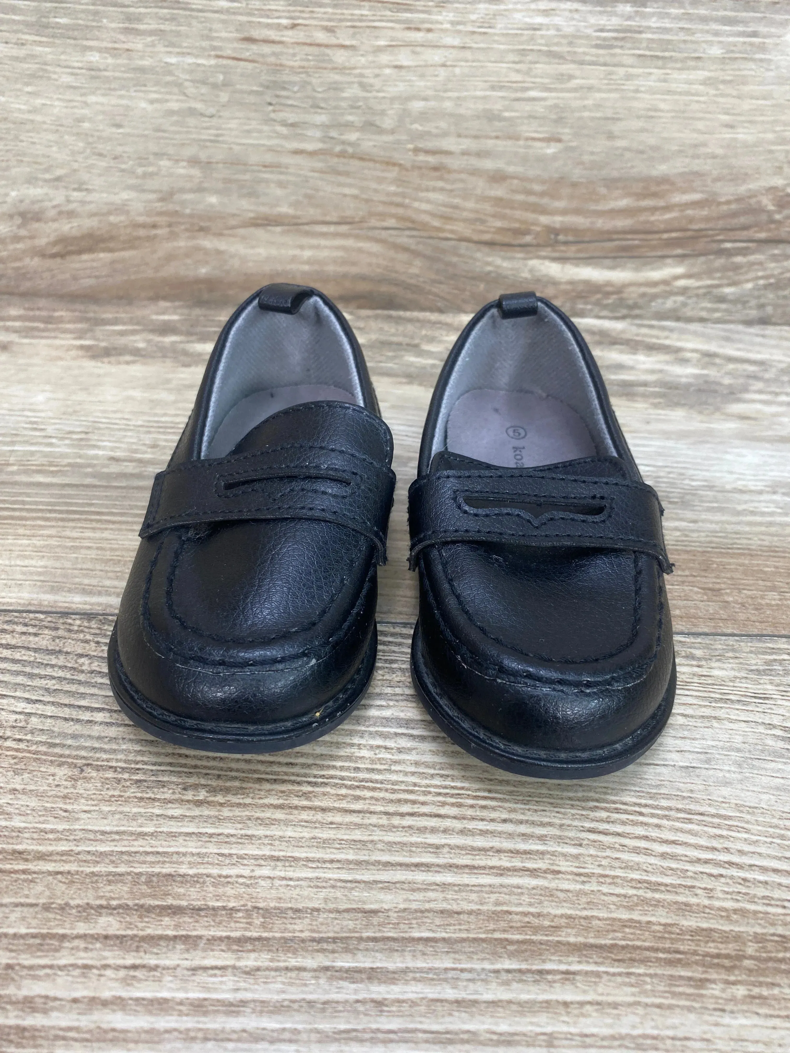 Koala Kids Penny Loafers Black sz 5c