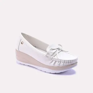 Lavendera White Casual Pumps 0431287