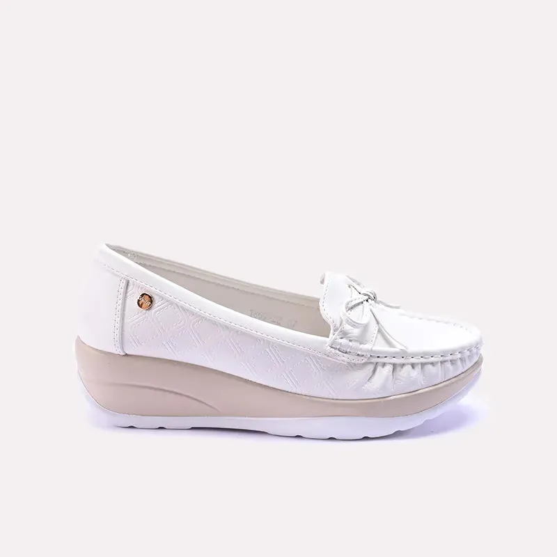 Lavendera White Casual Pumps 0431287