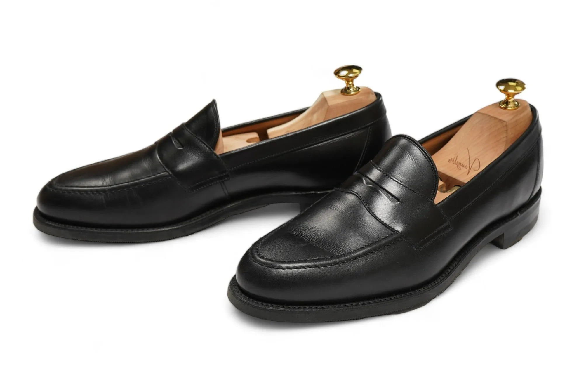 Loake - Black Leather Penny Loafers UK 9/EU 43