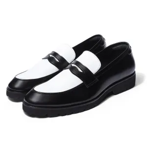 Lorano - Featherlite Black Penny Loafers