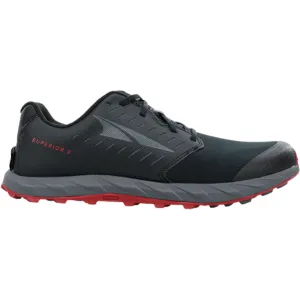 Men's Altra Superior 5, Black/Red, 11 D Medium