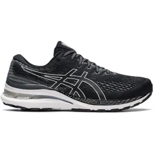 Men's Asics Gel-Kayano 28, Black/White, 12 4E Extra Wide