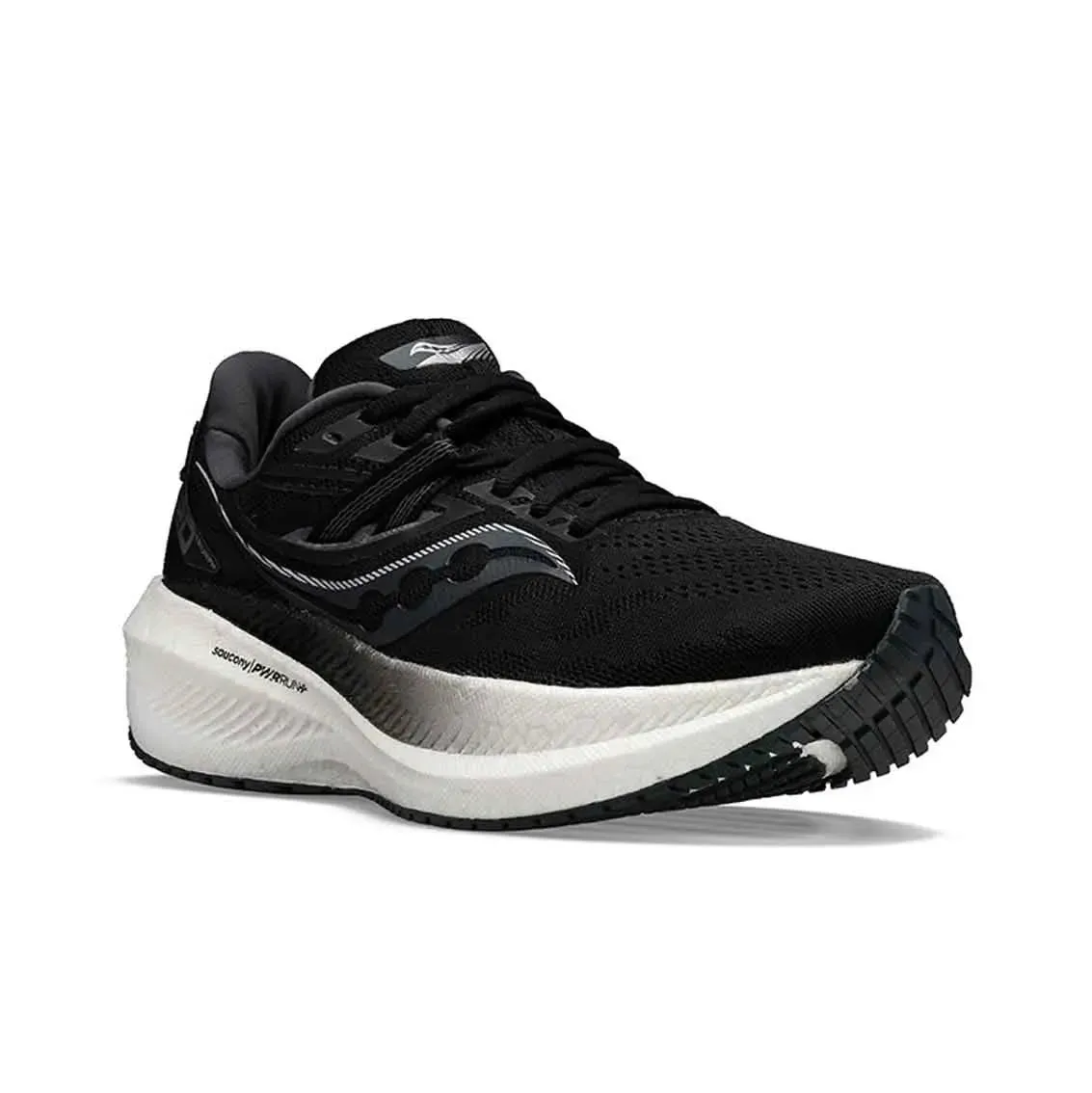 Mens Saucony Triumph 20 (Wide) - Black / White