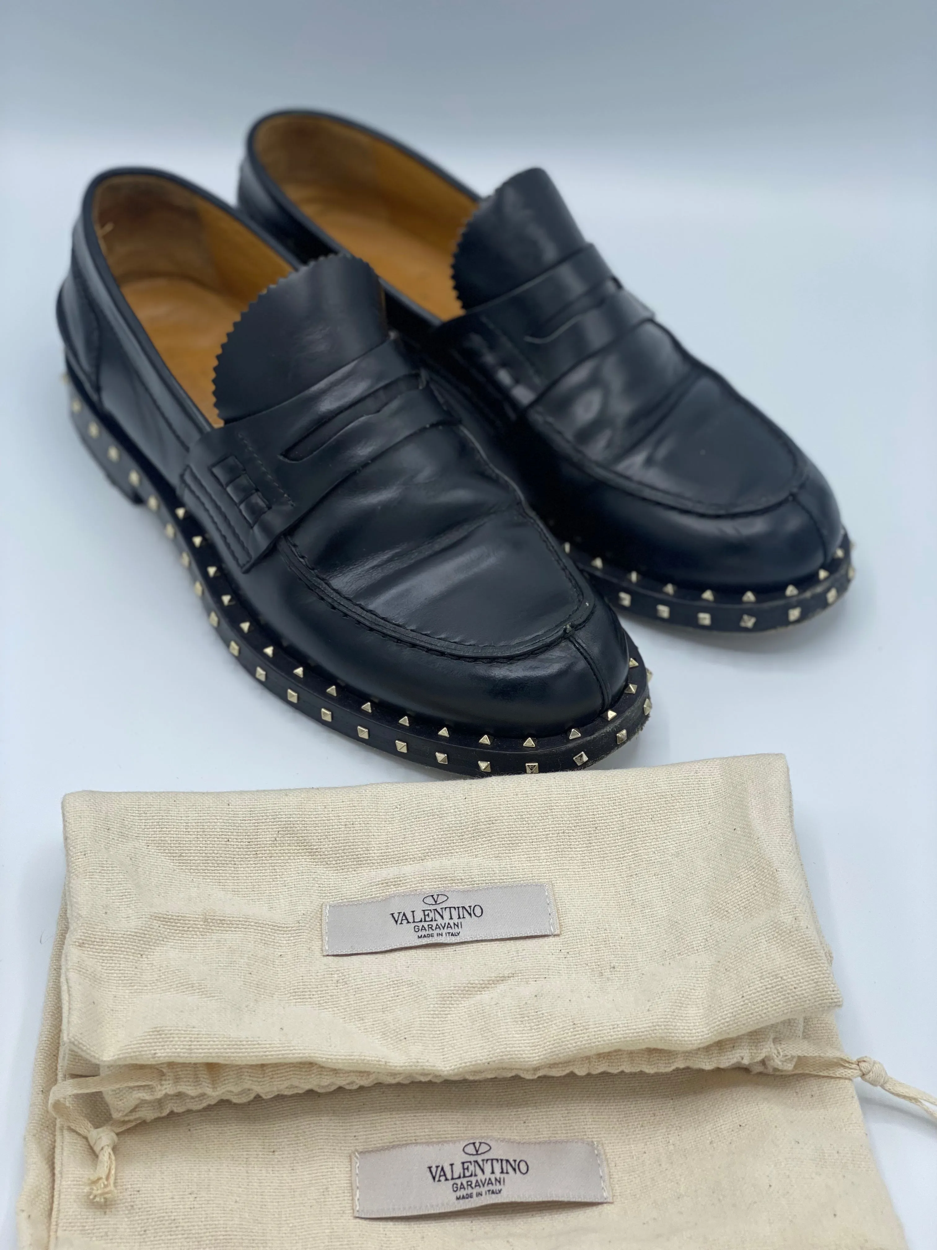 Mocasines Valentino Penny Loafers (40.5 MASC)