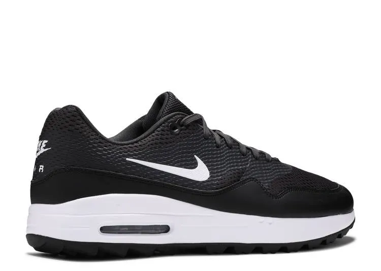 Nike AIR MAX 1 GOLF 'BLACK ANTHRACITE' sneakers, black