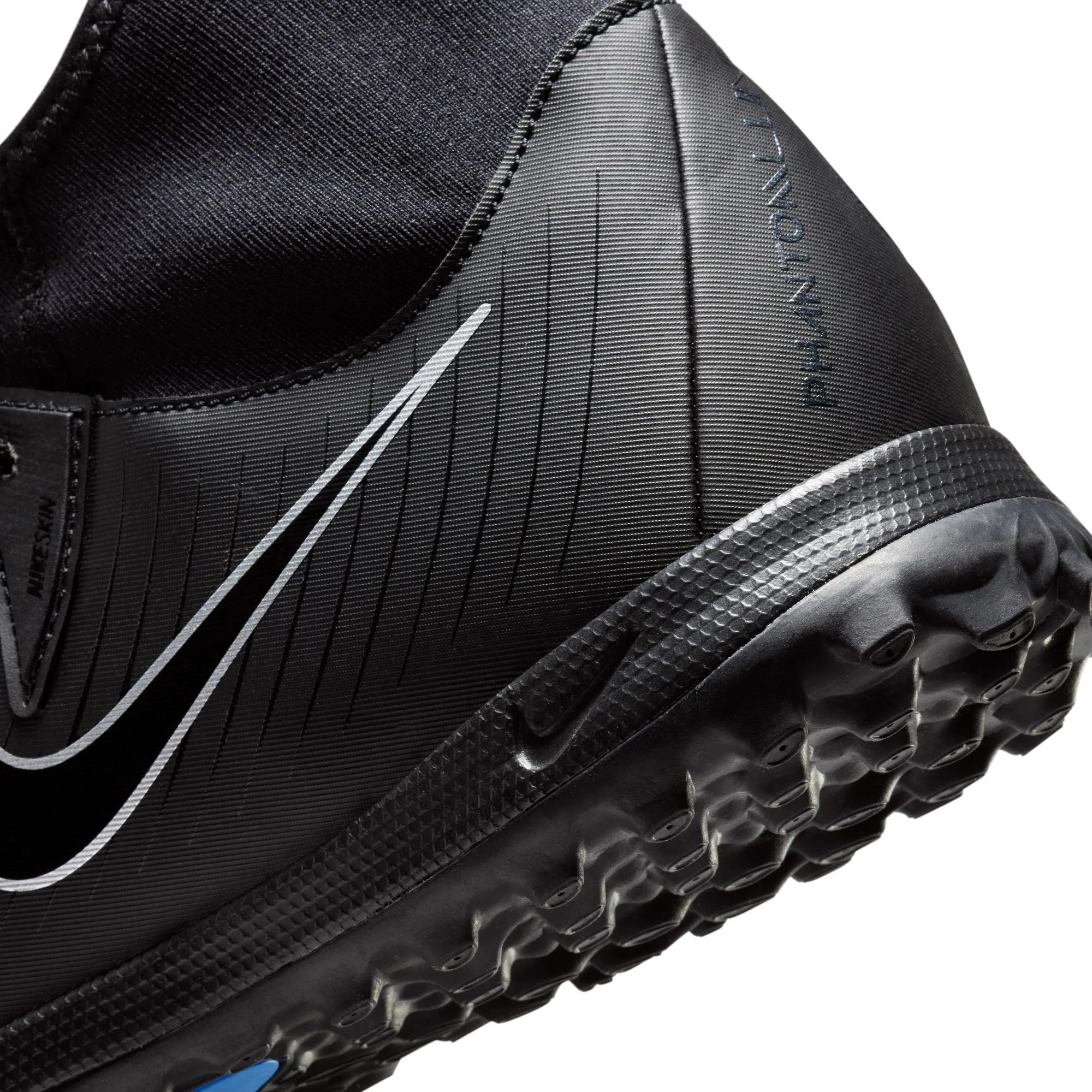 Nike Phantom Luna II Academy TF Turf Soccer Cleat - Black/Black