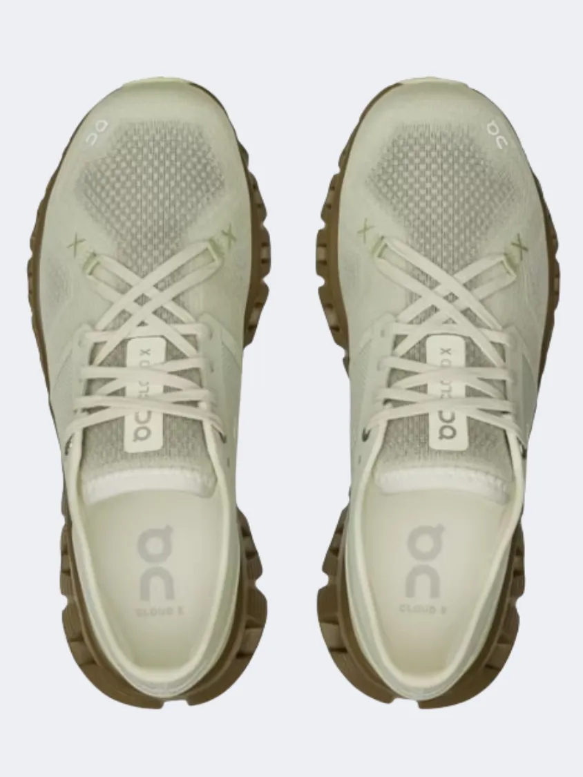 On Cloud X 3 Women Running Shoes Aloe/Hunter