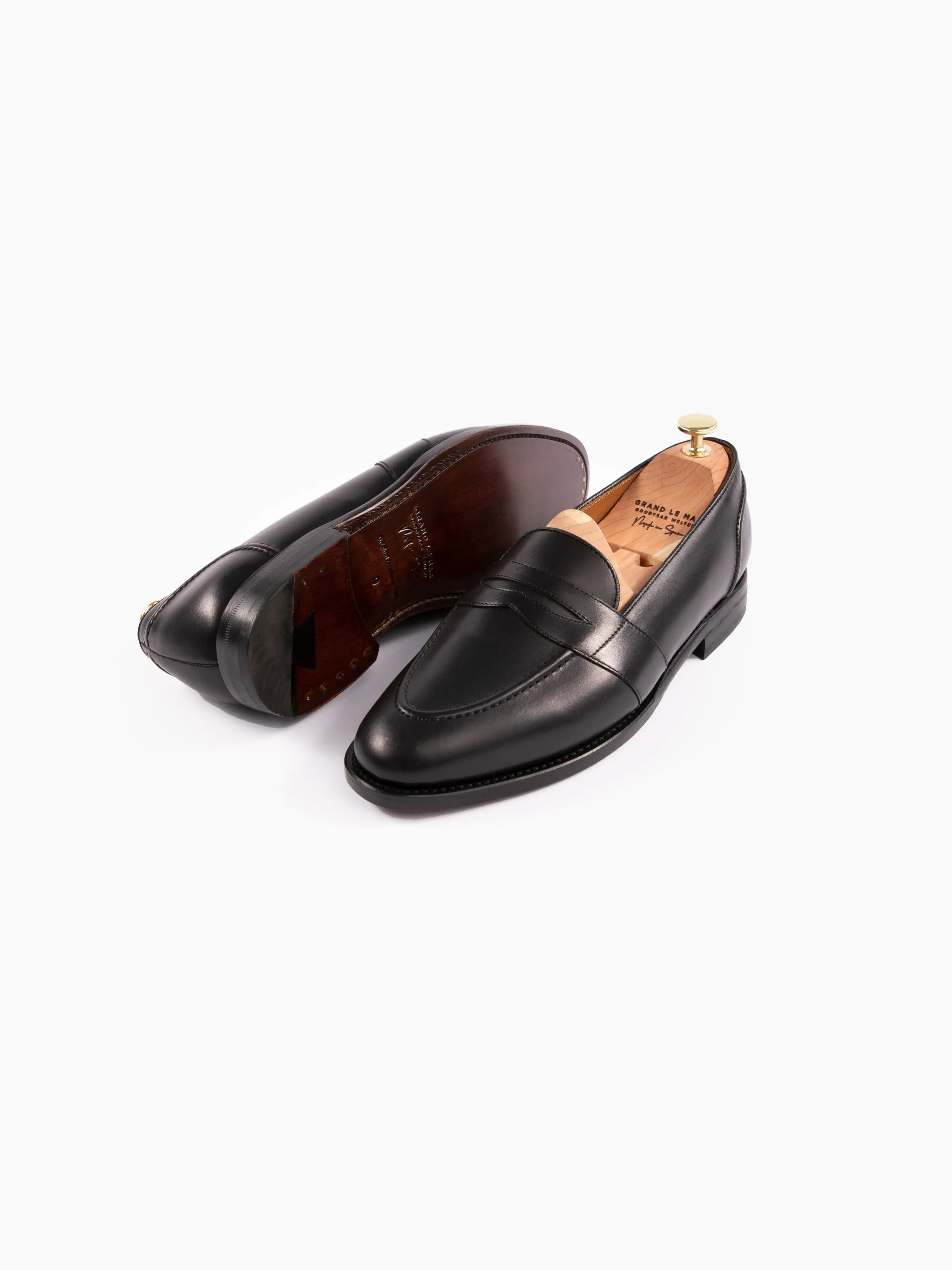 Penny Loafers Black Calf