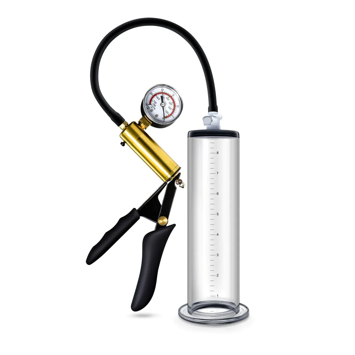 Performance VX6 Vacuum With Brass Pistol & Pressure Gauge Clear Pump