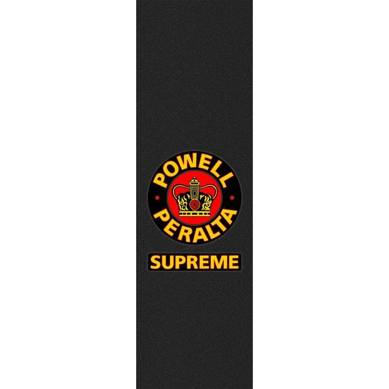 Powell Peralta  9" x 33" Supreme Black Skateboard Grip Tape 1pc