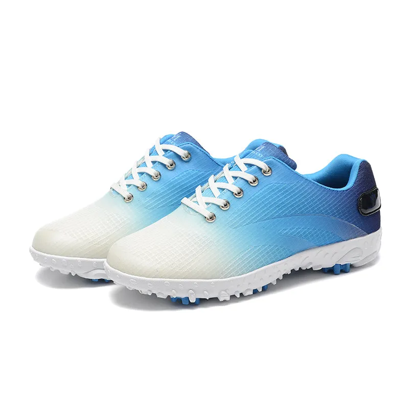 Premium Golf Shoes Rubber Sole Athletic Sneakers Comfortable Golfer Footwear  | 9043