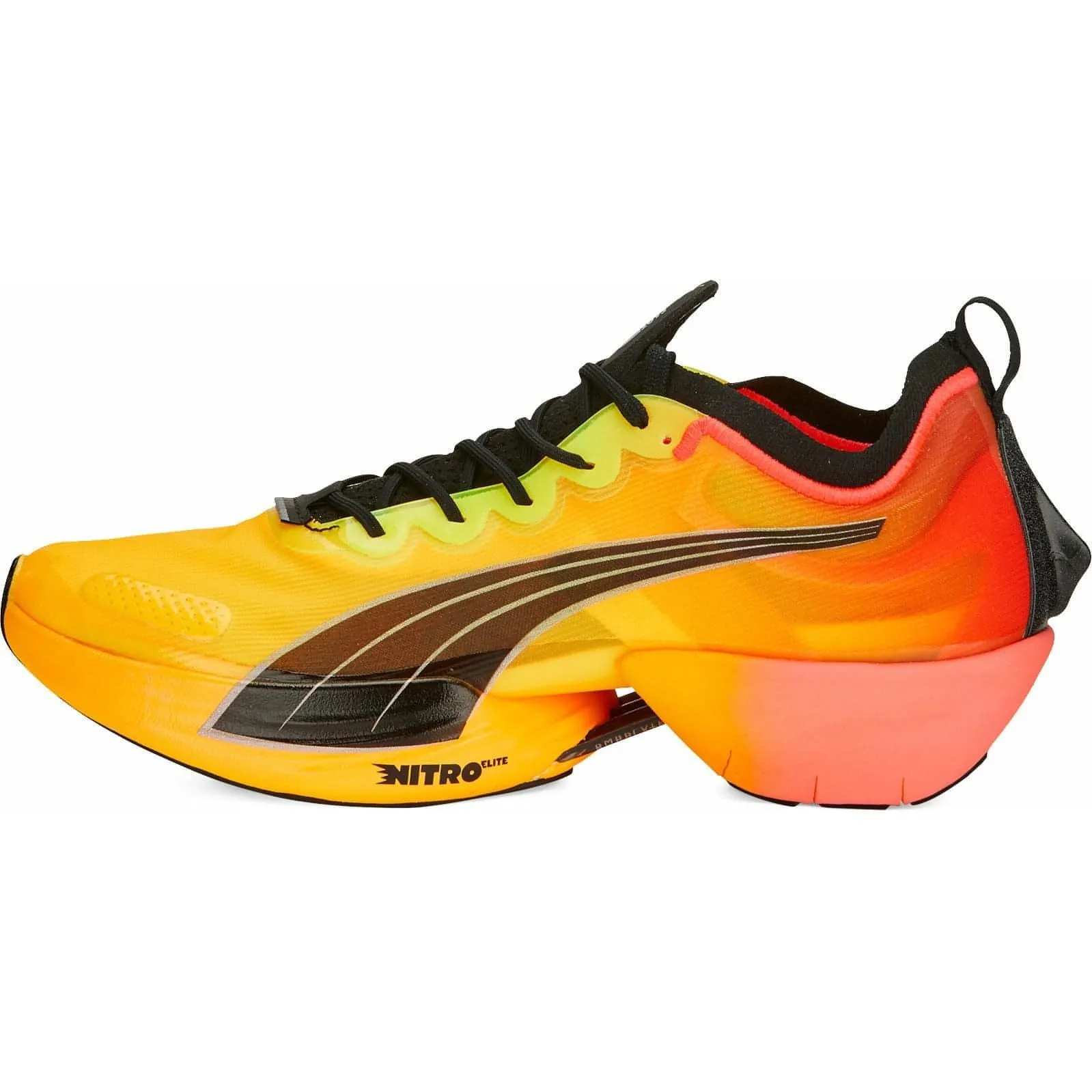 Puma Fast-R Nitro Elite Fireglow Mens Running Shoes - Yellow