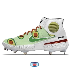 "Avocado" Nike Alpha Huarache Elite 3 Mid Cleats