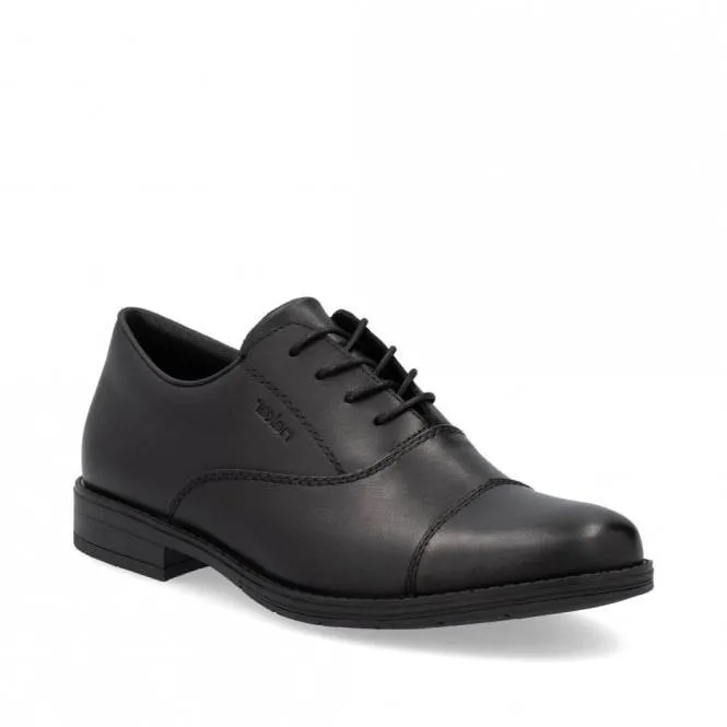 Rieker 10317-00 Black Mens Smart Lace Up Shoes