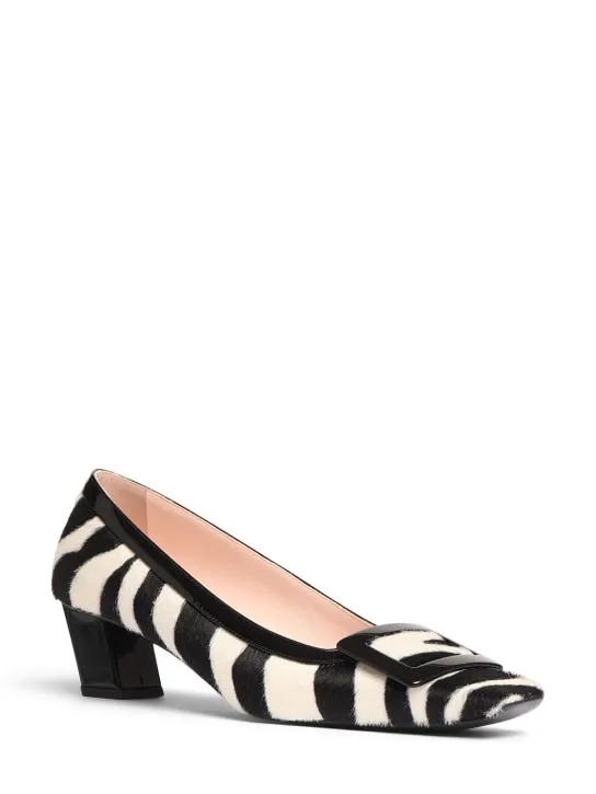 Roger Vivier   45mm Belle Vivier pony skin pumps 