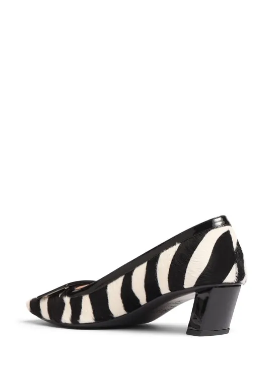 Roger Vivier   45mm Belle Vivier pony skin pumps 