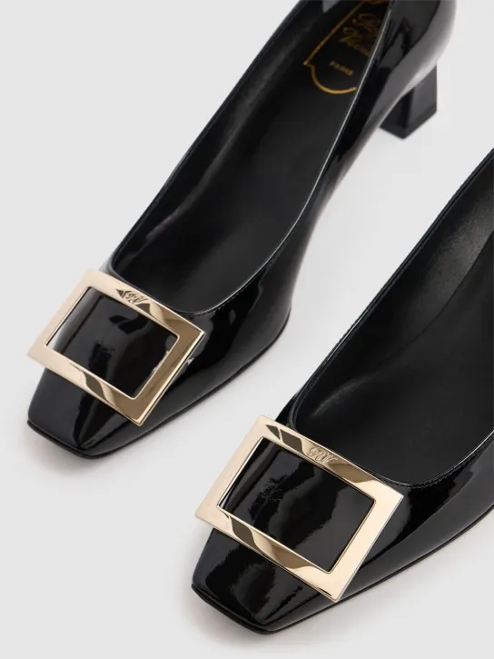 Roger Vivier   45mm Trompette patent leather pumps 