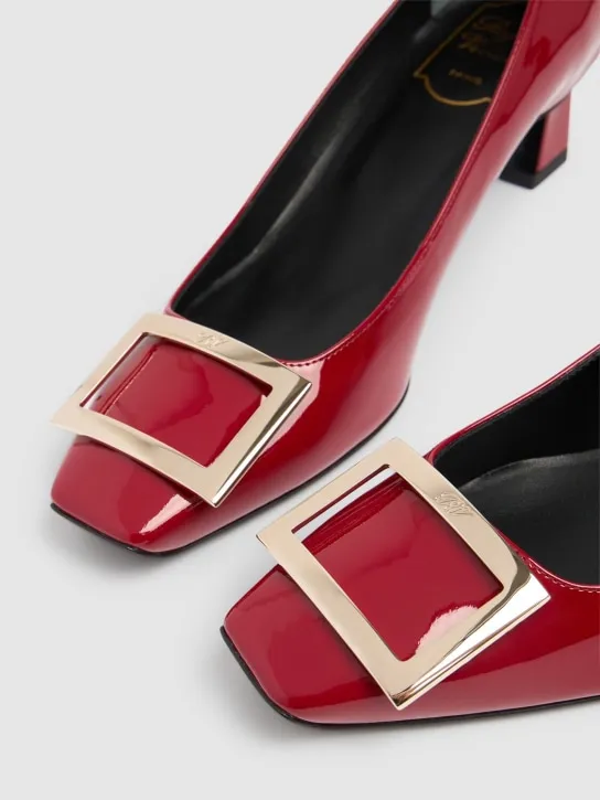 Roger Vivier   45mm Trompette patent leather pumps 