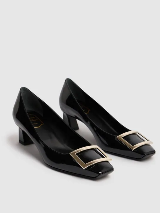 Roger Vivier   45mm Trompette patent leather pumps 