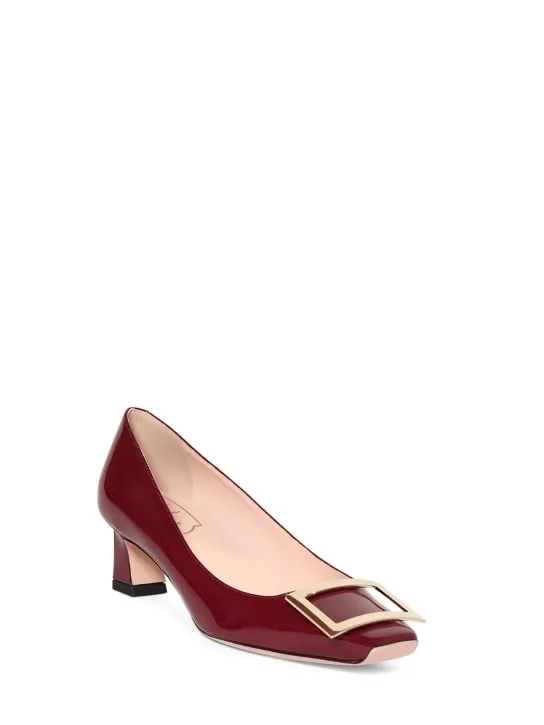 Roger Vivier   45mm Trompette patent leather pumps 