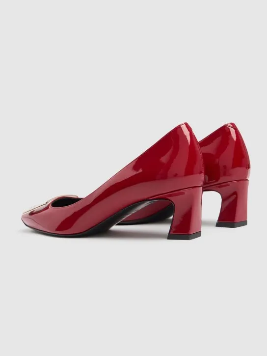 Roger Vivier   45mm Trompette patent leather pumps 