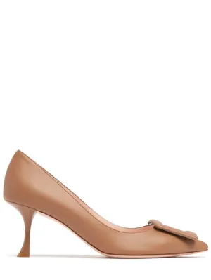 Roger Vivier   65mm Viv In The City leather pumps 