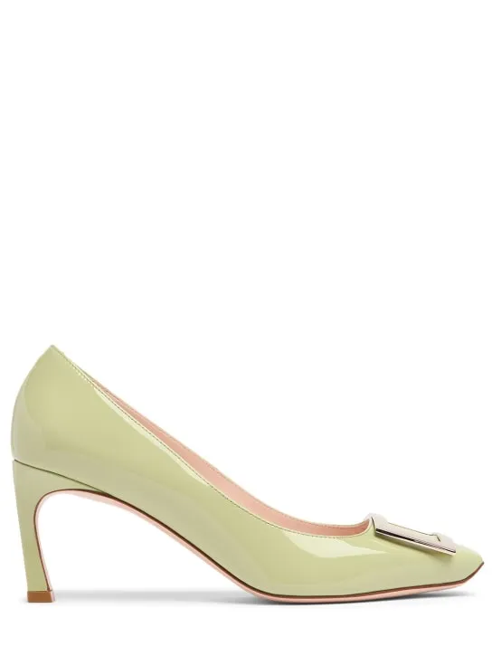 Roger Vivier   70mm Trompette patent leather pumps 