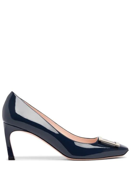 Roger Vivier   70mm Trompette patent leather pumps 