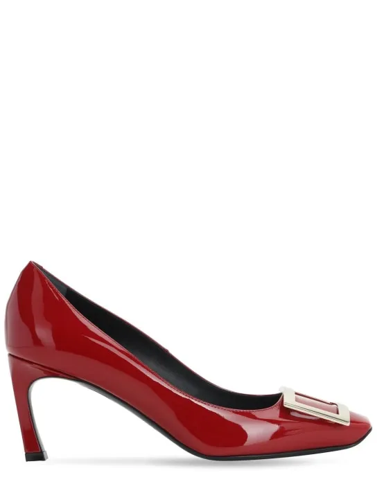 Roger Vivier   70mm Trompette patent leather pumps 