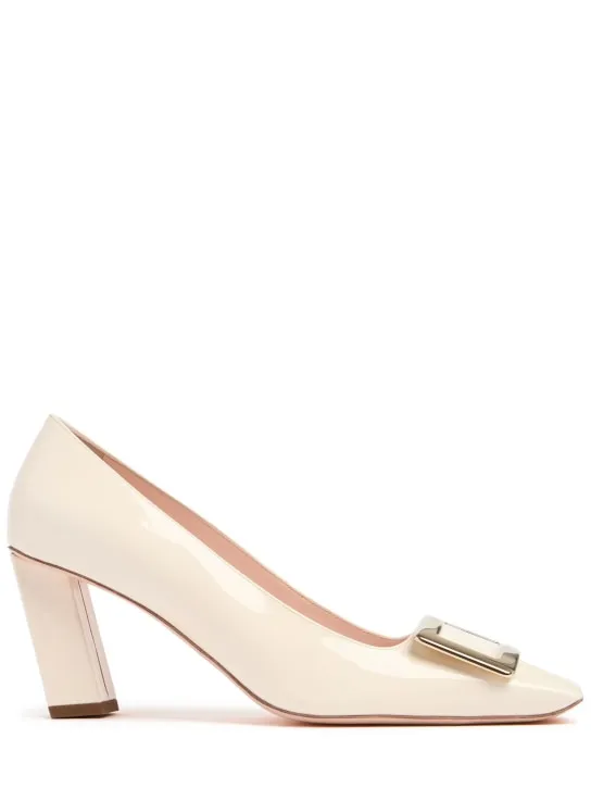 Roger Vivier   75mm Belle Vivier patent leather pumps 