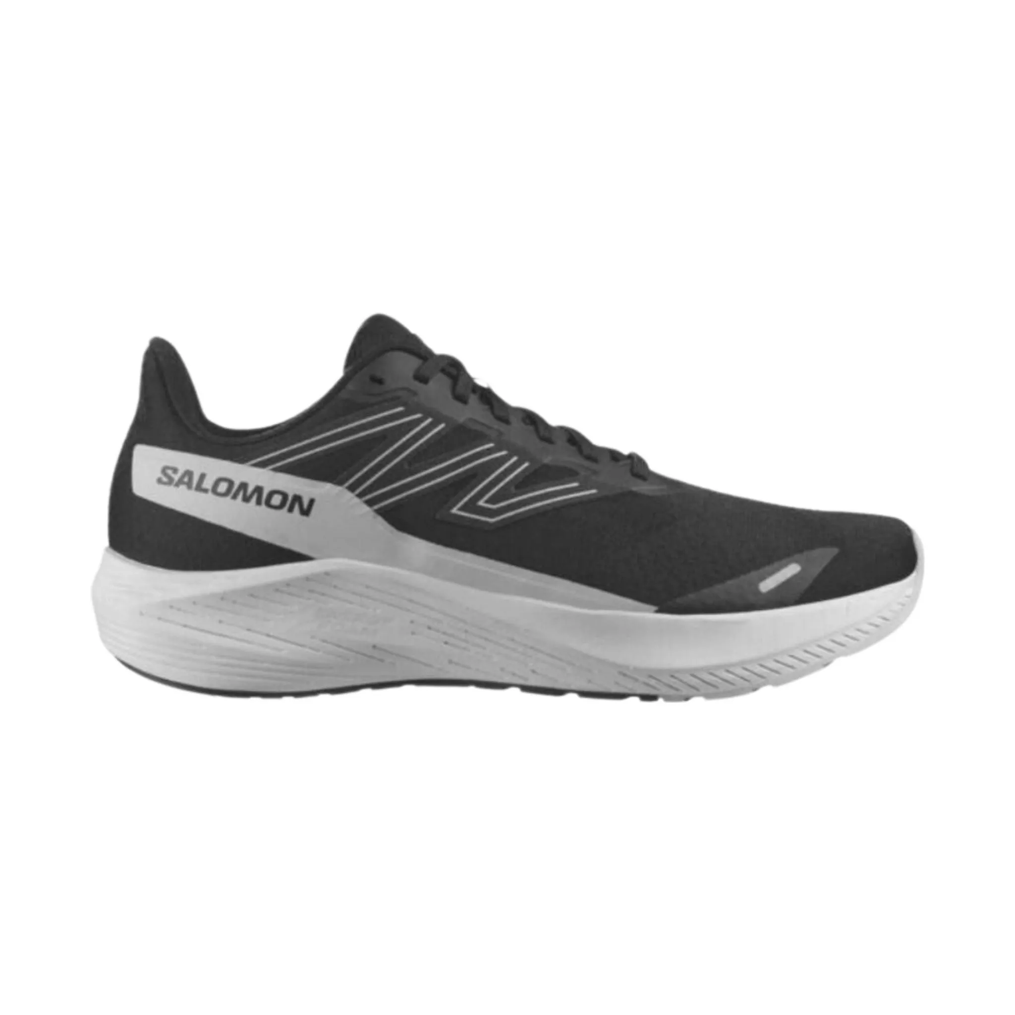 Salomon Men's Aero Blaze Running Shoes - Black/White/Lunar Rock