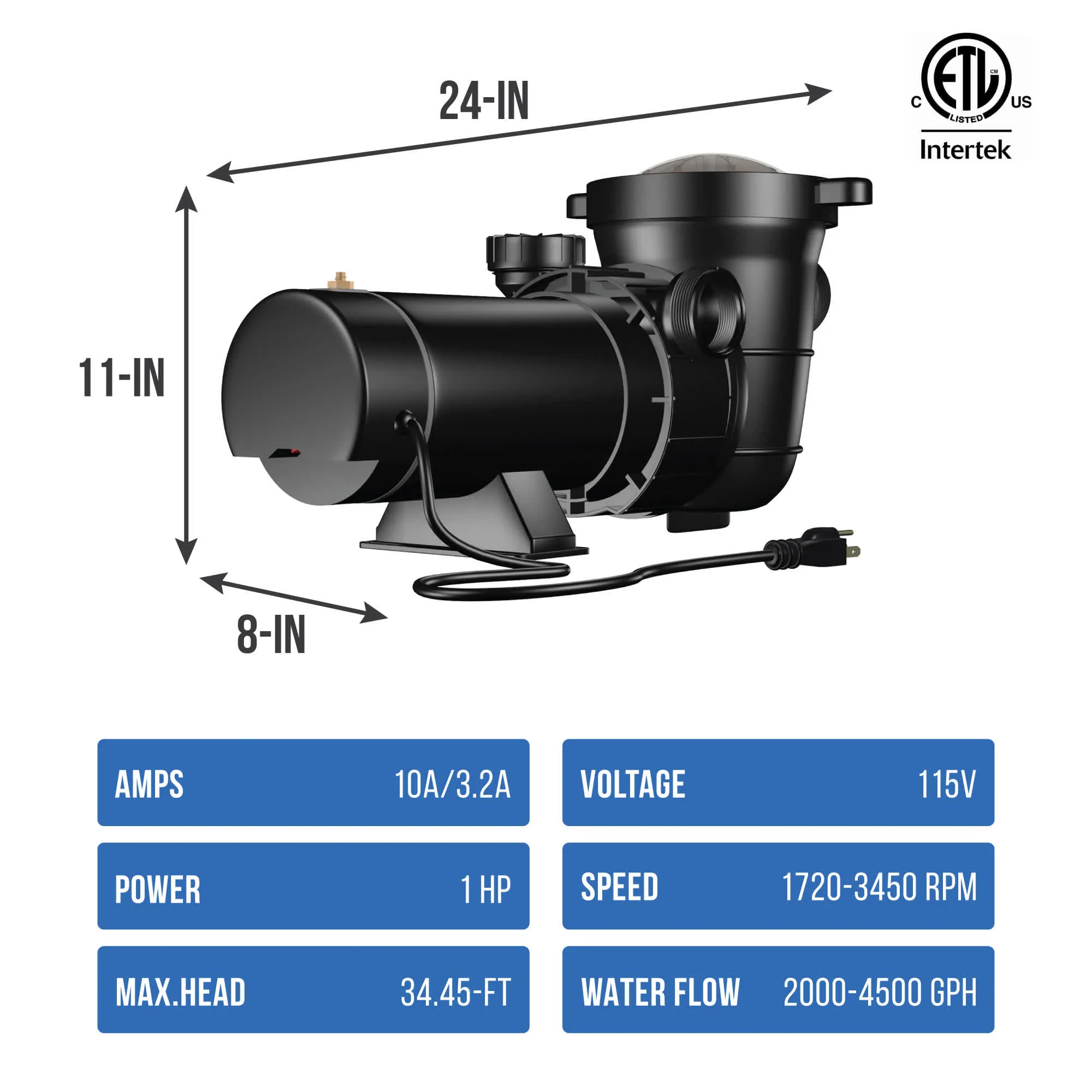 Sandman® Sand Filter System for Above-Ground Pools