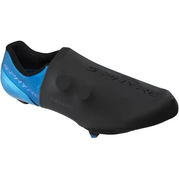 Shimano Clothing Men's; S-PHYRE Half Shoe Cover; Black; Size M (40-41)