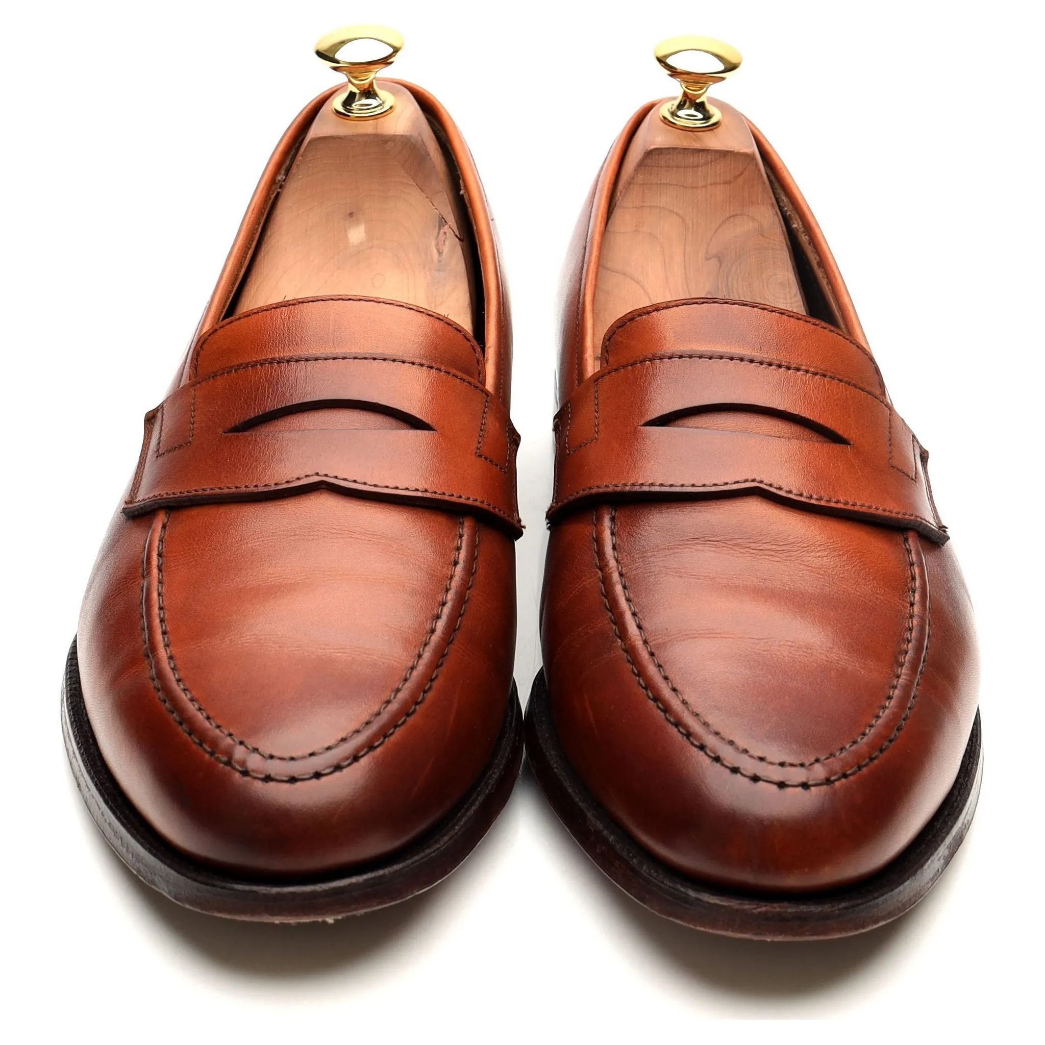 Shipton & Heneage 'Wilton' Tan Brown Leather Loafers UK 9 E