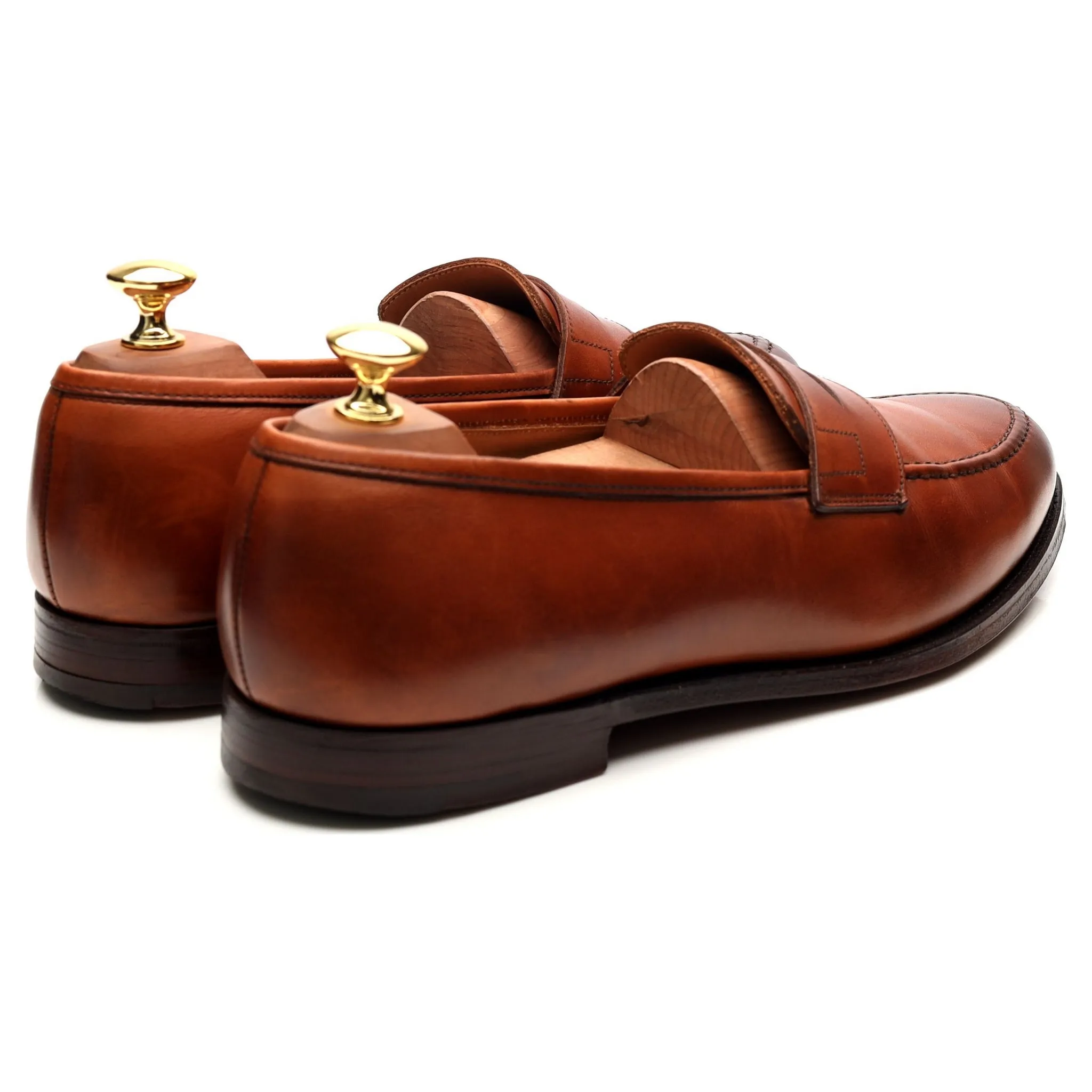 Shipton & Heneage 'Wilton' Tan Brown Leather Loafers UK 9 E