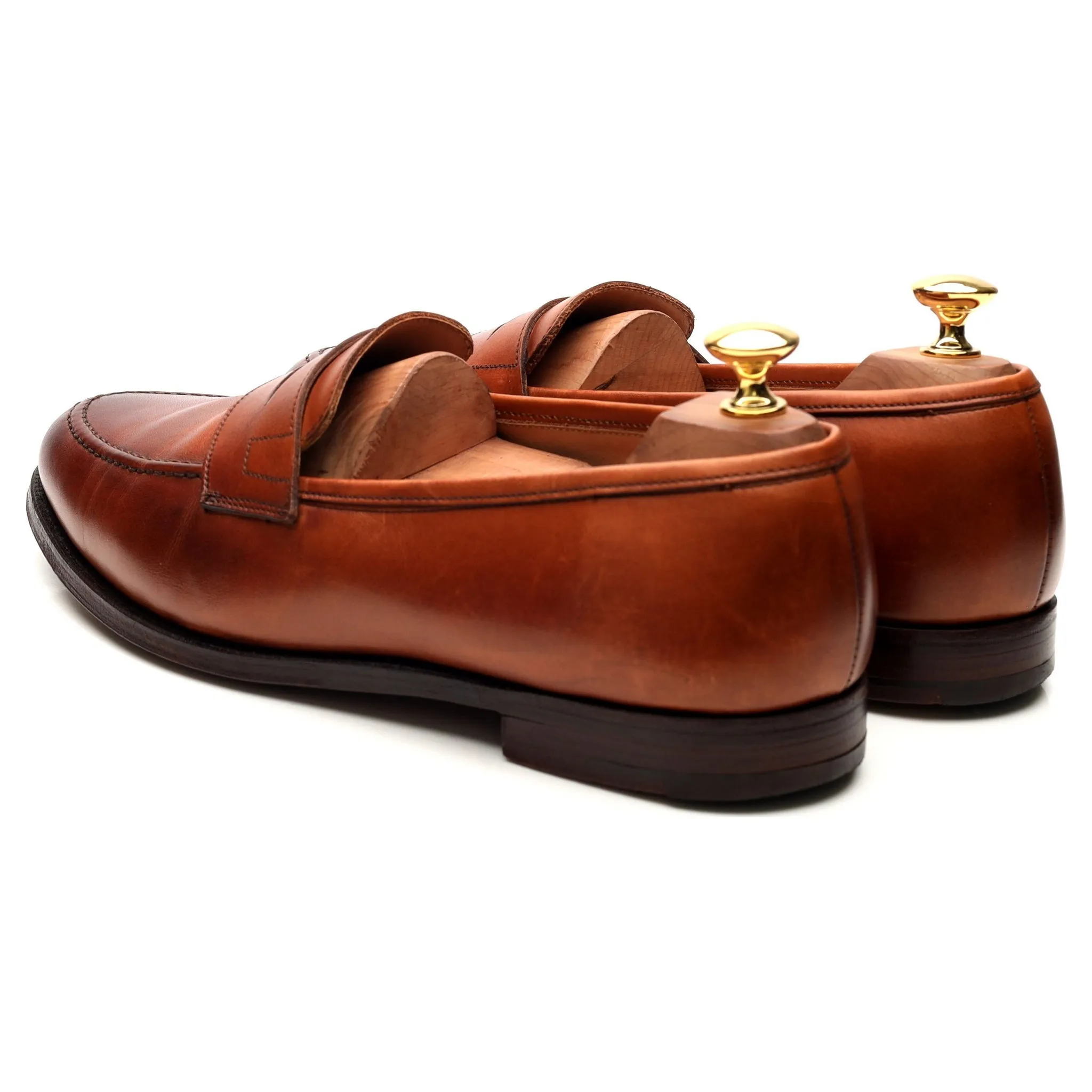 Shipton & Heneage 'Wilton' Tan Brown Leather Loafers UK 9 E