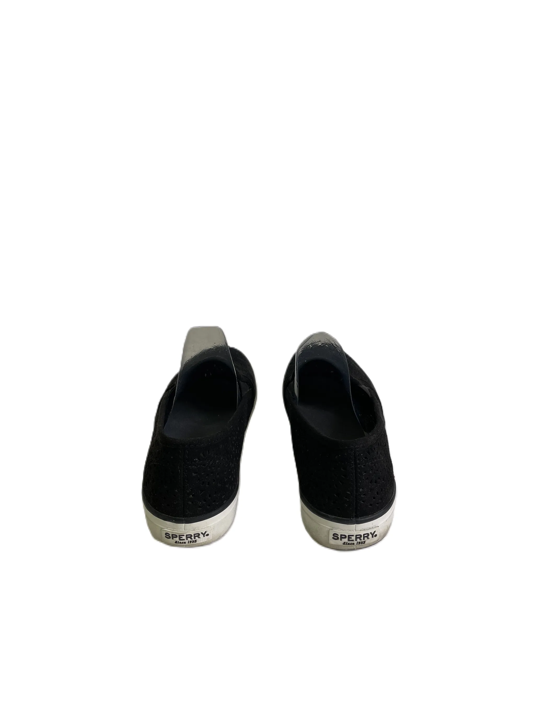 Shoes Sneakers By Sperry In Black, Size: 8.5