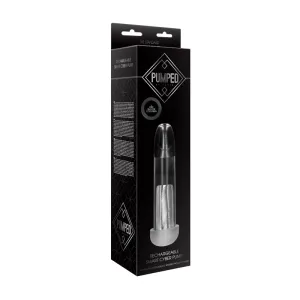 Shots Pumped Rechargeable Smart Cyber Penis Pump Clear