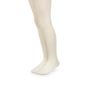 Smooth Toe Organic Cotton Tights -- Ivory