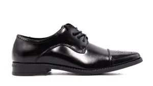 STACY ADAMS SHOE COMPANY,CAP TOE-LACE UP-SHOES-KENWAY20194-BLACK