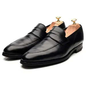 'Sydney' Black Leather Loafers UK 10 E