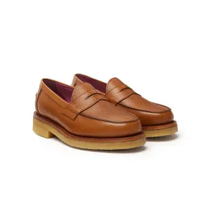 The Ellis Penny Loafer, Maple, Crepe