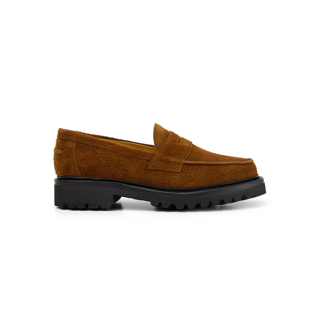 The Ellis Penny Loafer, Tobacco, Vibram 1757 Lug Sole